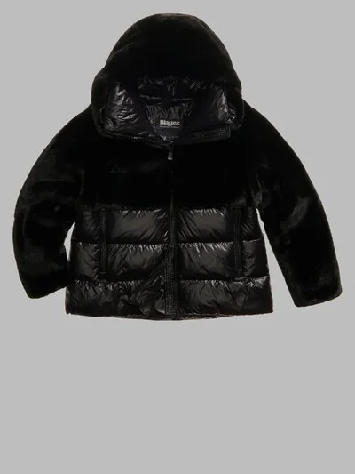 NYLON JACKET WITH ECO FUR FANEVIL_1