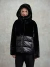 Blauer - NYLON JACKET WITH ECO FUR FANEVIL - Black - Blauer