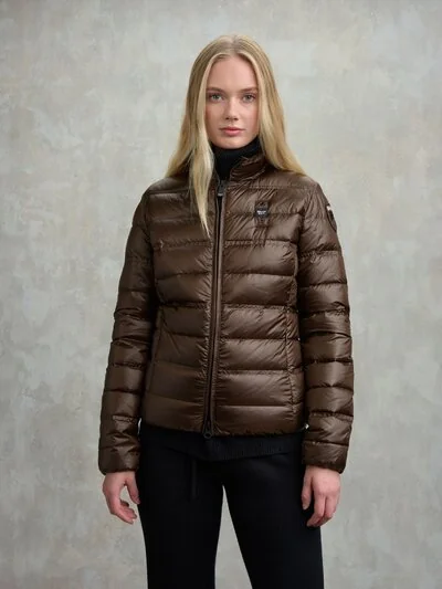 DOWN JACKET WITH MANDARIN COLLAR GEORGIA