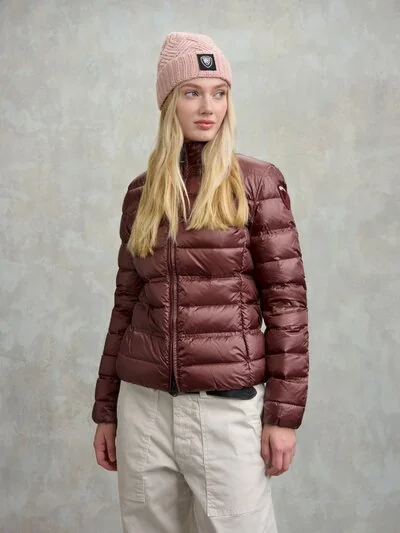 DOWN JACKET WITH MANDARIN COLLAR GEORGIA