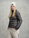 Blauer - DOWN JACKET WITH MANDARIN COLLAR GEORGIA - Anthracite - Blauer