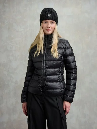 DOWN JACKET WITH MANDARIN COLLAR GEORGIA