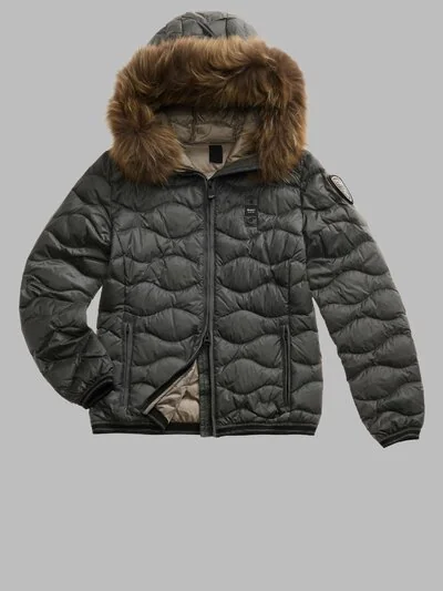 DOWN JACKET WITH FUR TRIM ALDIE_1
