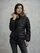 Blauer - DOUDOUNE AVEC BORDURE EN FOURRURE ALDIE - Black Inside Beige 301 - Blauer