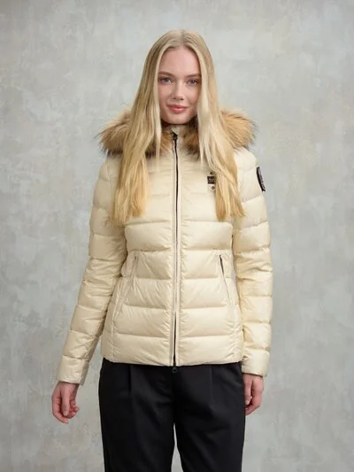 STRIPED DOWN JACKET ARCADIA - Blauer