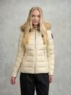 Blauer - STRIPED DOWN JACKET ARCADIA - Morning Grey Inside Mist Grey - Blauer