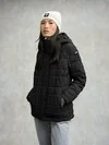 Blauer - CHECKERED DOWN JACKET MITCHELL - Black - Blauer