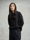 Blauer - ELASTIC SWEATSHIRT JACQUELINE - Black - Blauer