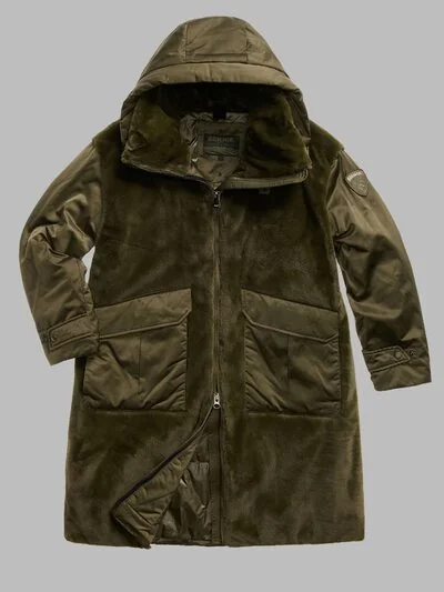 LONG JACKET IN ECO FUR PEAVER_1