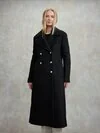 Blauer - DOUBLE-BREASTED COAT CHARLOTTE - Black - Blauer