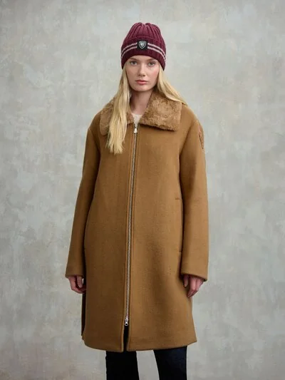 CAPPOTTO CON COLLETTO IN PELLICCIA ELMIRA
