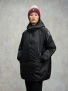 Blauer - SYMPHONYA PACKABLE LONG JACKET - Black - Blauer