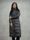 Blauer - ANITA LONG FITTED DOWN JACKET - Anthracite - Blauer