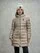 Blauer - PIUMINO LUNGO A RIGHE AGNES - Beige 301 Interno Lontra - Blauer
