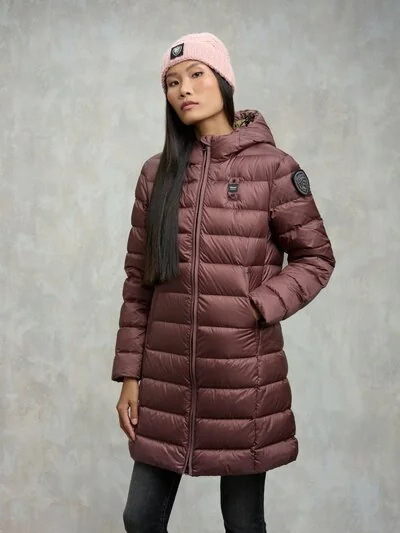 DOUDOUNE LONGUE À RAYURES AGNES