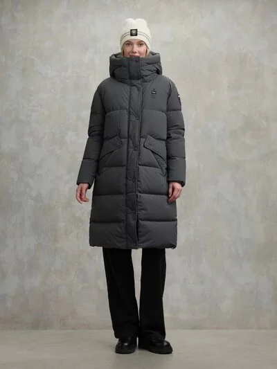 WOMEN's Lena Long Down Jacket Four Pockets | Blauer ®