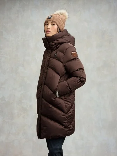OPERA LONG GLOSSY DOWN JACKET