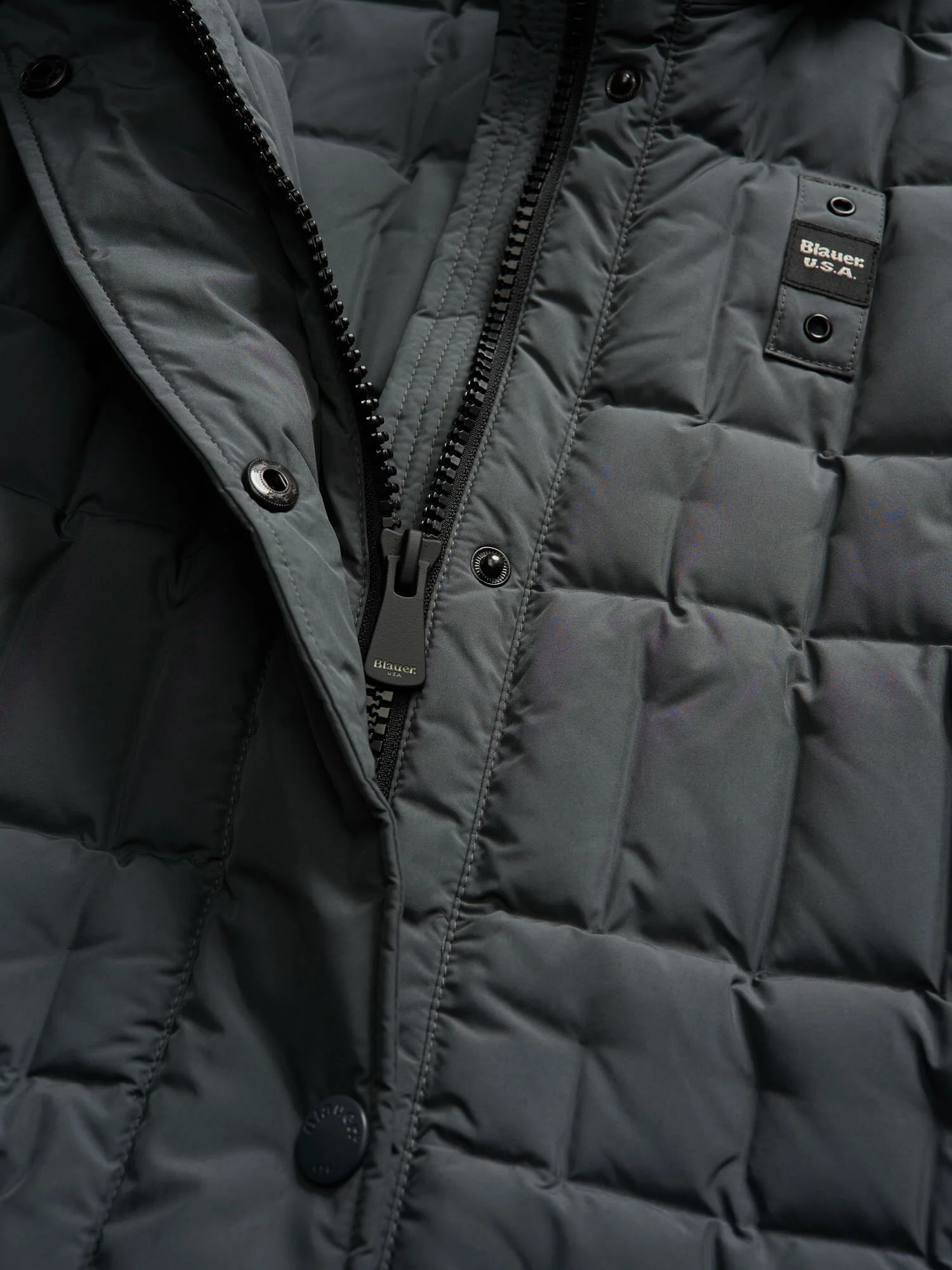 Kalada Checkered Down Jacket | Blauer ®