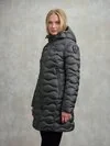 Blauer - LYNE LONG WAVE DOWN JACKET - Anthracite Grey Inside Mist Grey - Blauer