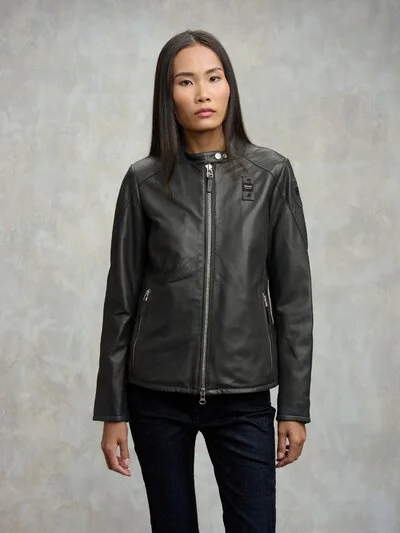 GIACCA BIKER MULVEY - Blauer