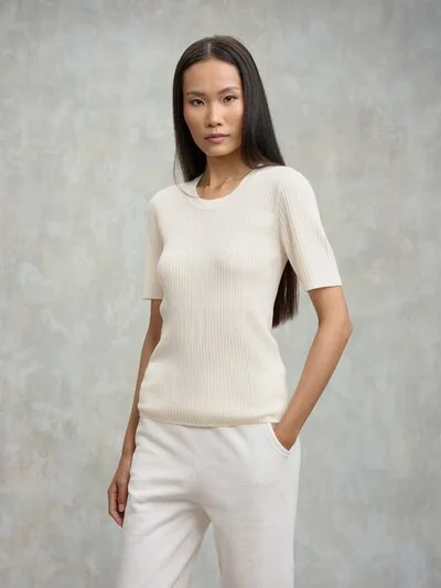 MAGLIA GIROCOLLO A COSTINE SHARON