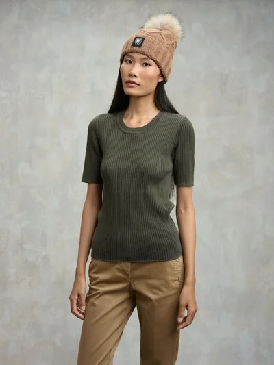 MAGLIA GIROCOLLO A COSTINE SHARON