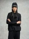 Blauer - HOODED SWEATER HALEY - Black - Blauer