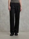 Blauer - WIDE LEG TROUSERS BLAINE - Black - Blauer