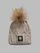 Blauer - DACIA HAT WITH BRAIDS AND POM POMS - Grey Lurex - Blauer