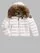 Blauer - DAUNENJACKE MIT STREIFEN ARCADIA JUNIOR - Optical White Inside Mist Grey - Blauer