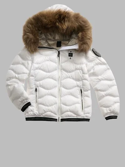 WAVE DOWN JACKET WITH FUR ARION JUNIOR_