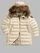 Blauer - LONG DOWN JACKET WITH FUR KRISTIN JUNIOR - Morning Grey Inside Beige 301 - Blauer