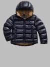 Blauer - GIUBBETTO MICRO RIP ANSEL JUNIOR - Blu Int. Tabacco - Blauer