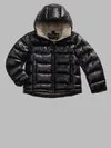Blauer - MICRO RIP JACKET ANSEL JUNIOR - Black Inside Beige 301 - Blauer
