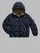 Blauer - ANGULAR-QUILTED DOWN JACKET PIER JUNIOR - Blue Inside Tobacco - Blauer