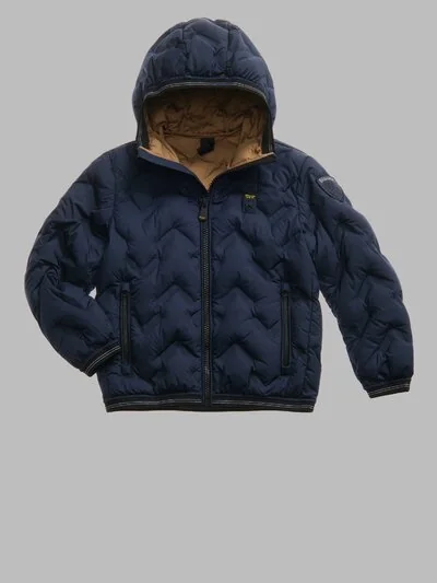 ANGULAR-QUILTED DOWN JACKET PIER JUNIOR