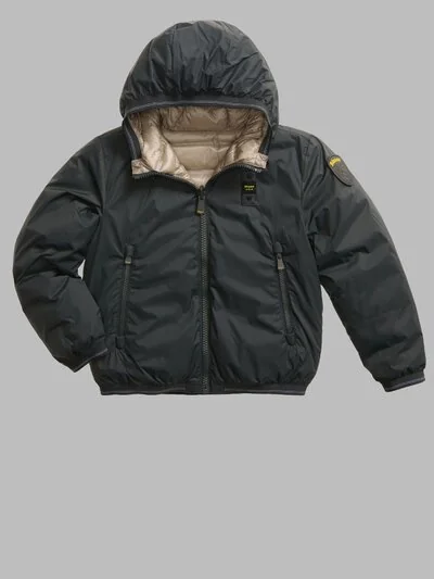 BLOUSON RÉVERSIBLE THERMOSOUDÉ DONALD JUNIOR - Blauer