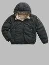 Blauer - BLOUSON RÉVERSIBLE THERMOSOUDÉ DONALD JUNIOR - Anthracite Grey Inside Beige 301 - Blauer