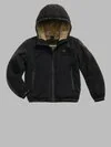 Blauer - JACKET WITH INNER FUR CEDRIC JUNIOR - Black - Blauer