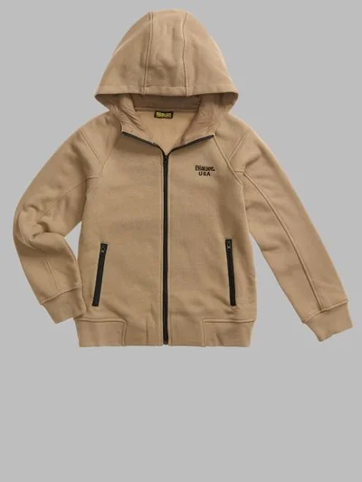 FELPA CON ZIP DAVID JUNIOR