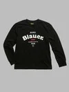 Blauer - BRADLEE JUNIOR NYPD T-SHIRT - Black - Blauer