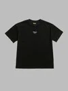 Blauer - FAUNCE JUNIOR EMBROIDERED T-SHIRT - Black - Blauer