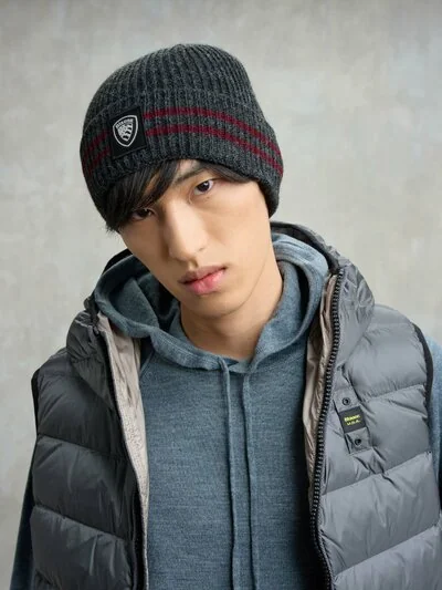 RENDALL STRIPED HAT - Blauer