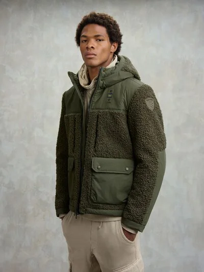 BLOUSON MIT KUNSTFELLKAPUZE WILCOCK