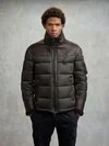 Blauer - NYLON AND ECO SHEEPSKIN JACKET ORGAN - Olive Black - Blauer