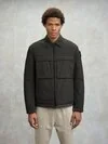 Blauer - MULTI-POCKET PADDED JACKET FOLSOM - Olive Black - Blauer