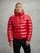 Blauer - ECO NYLON JACKET ADAMS - Blood Red Inside Beige 301 - Blauer