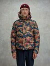 Blauer - CAMOUFLAGE DOWN JACKET BURTON - Tobacco - Blauer