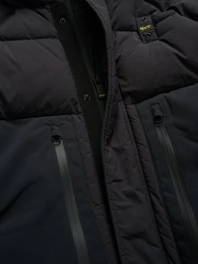 Men's Down Jacket In Cotton Nylon With Hood Lukes | Blauer ®