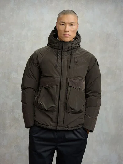 NYLON CREASE DOWN JACKET BANTRY